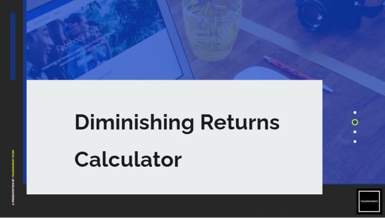 Diminishing Returns
Calculator